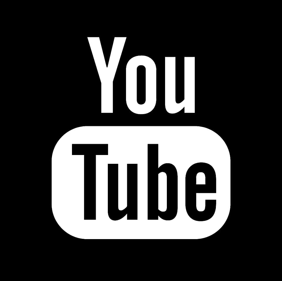 Black_ You Tube_ Logo PNG