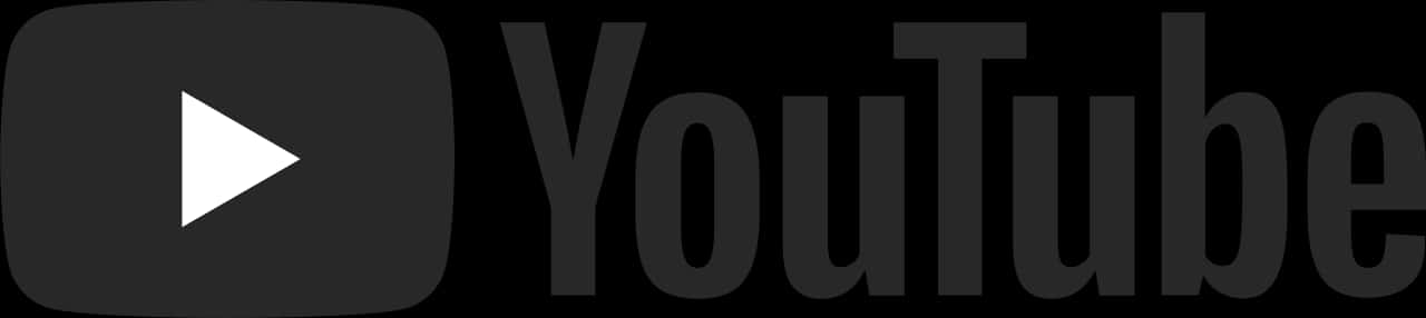 Black_ You Tube_ Logo PNG