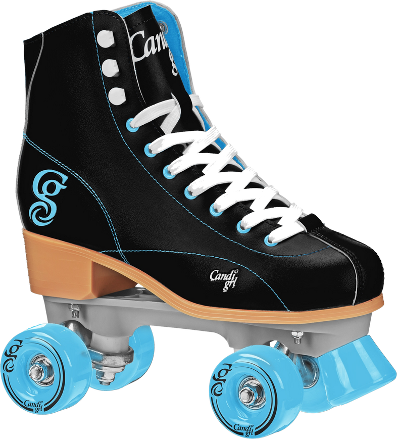 Blackand Blue Quad Roller Skate PNG