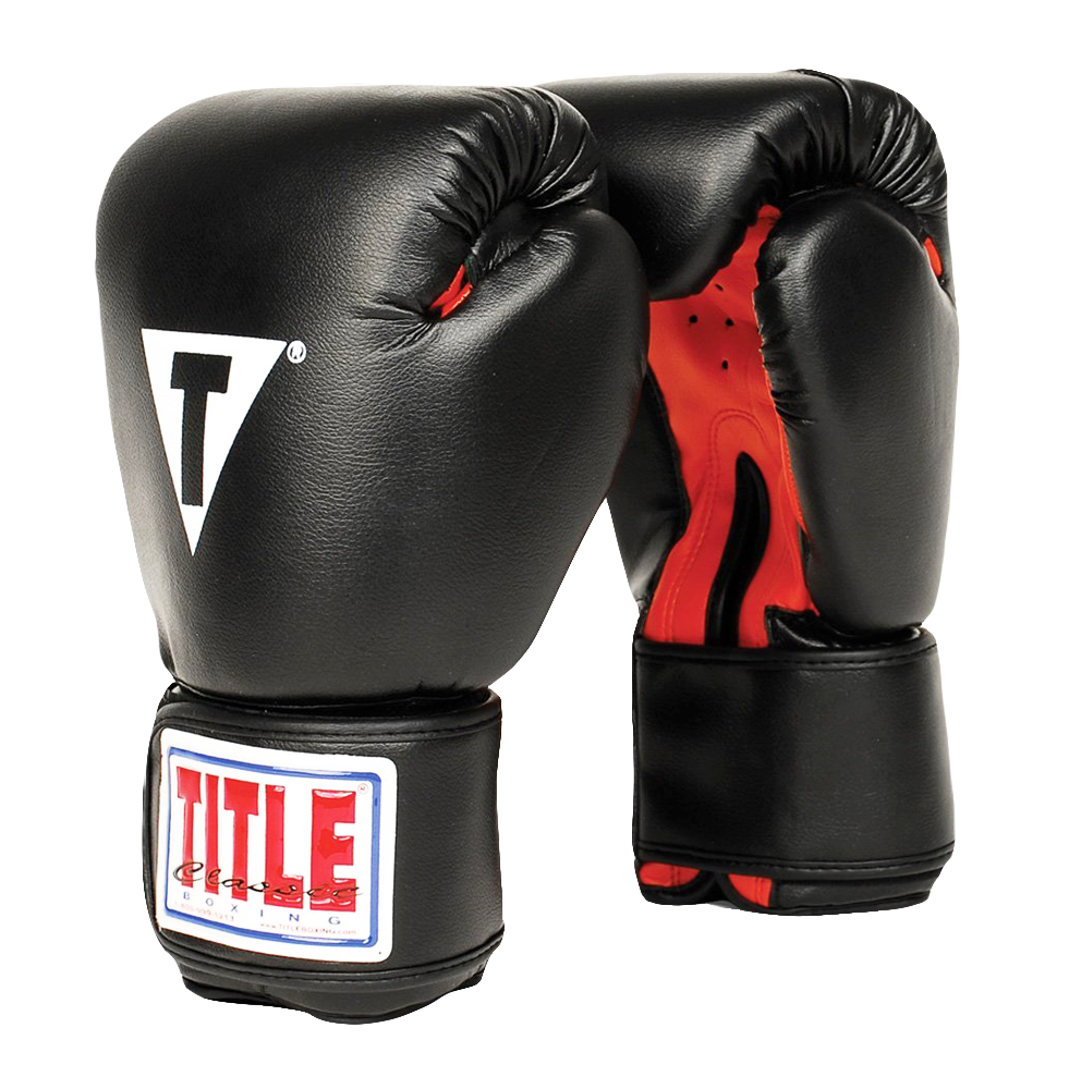 Blackand Red Boxing Gloves PNG