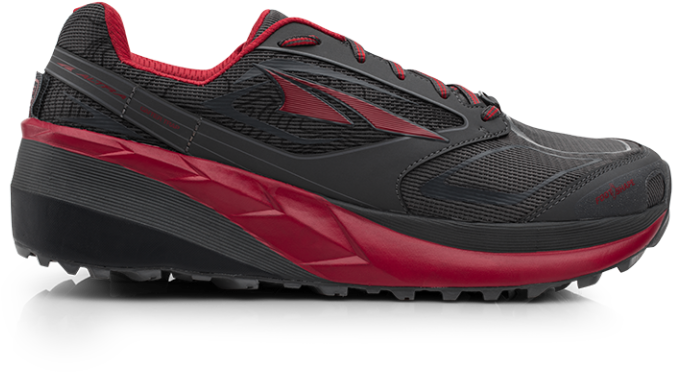 Blackand Red Trail Running Shoe PNG