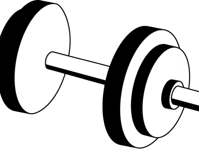 Blackand White Dumbbell Vector PNG