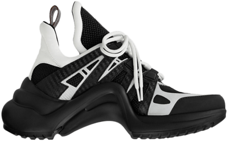 Blackand White Modern Sneaker PNG