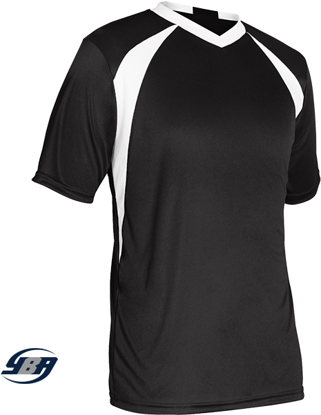 Blackand White Sports Jersey PNG