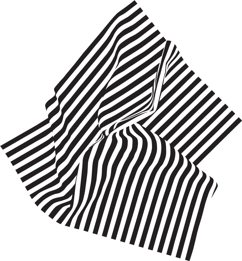 Blackand White Striped Fabric PNG