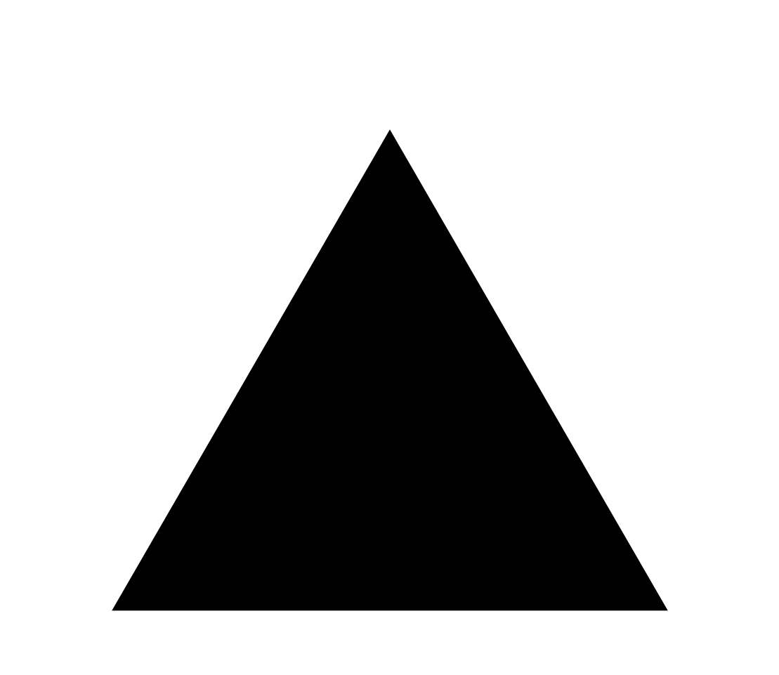 Blackand White Triangle Graphic PNG