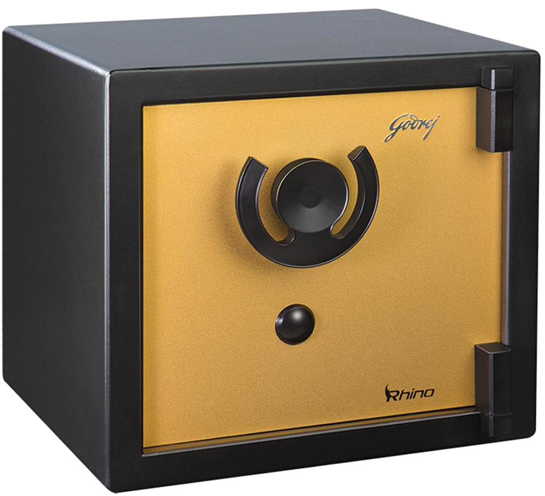 Blackand Yellow Security Safe PNG