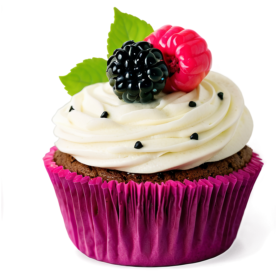 Blackberry Cupcakes Png 25 PNG