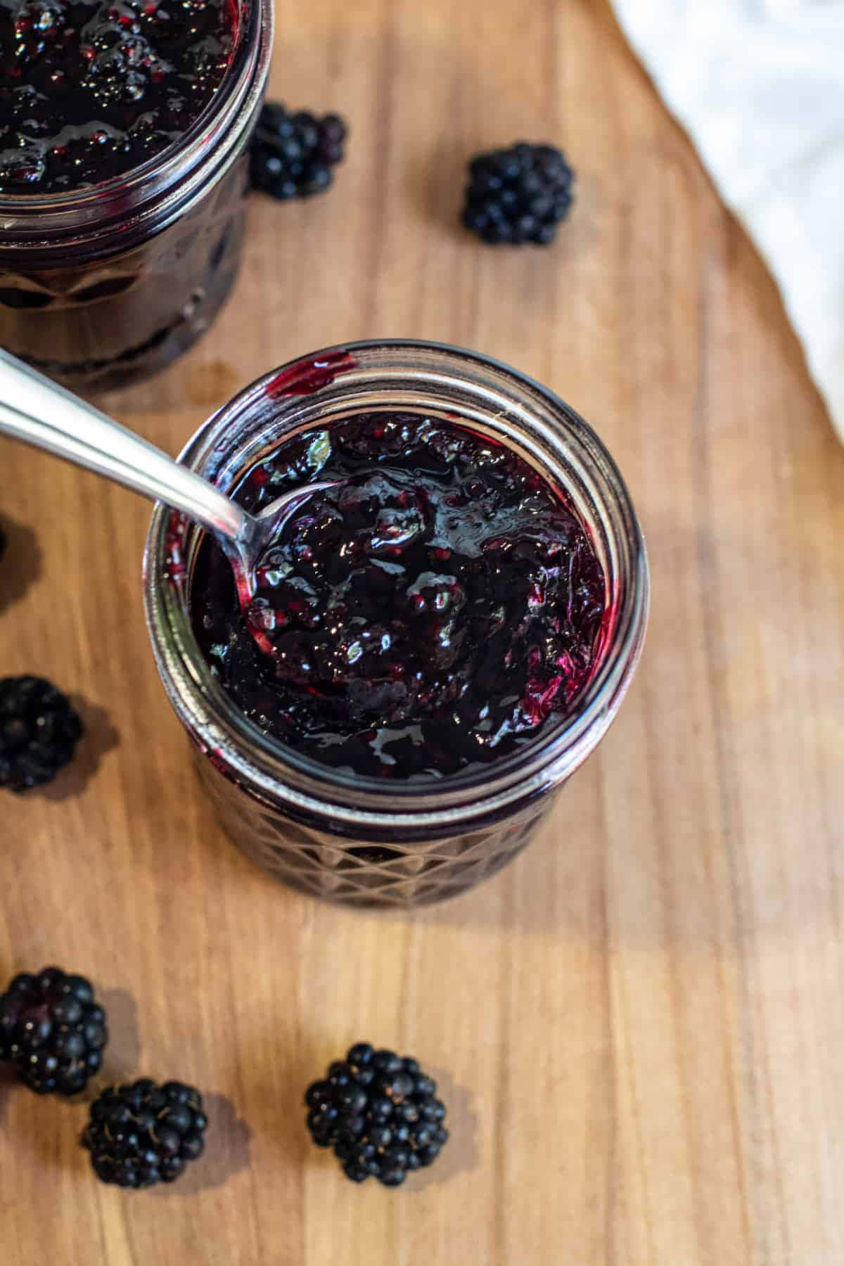 Homemade Blackberry Jam, Ready For Enjoyment Wallpaper