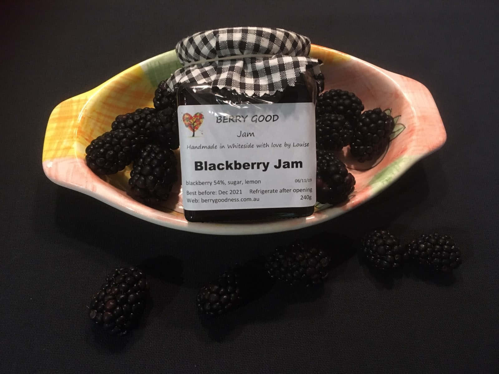 Sweet and Delicious - Blackberry Jam Wallpaper