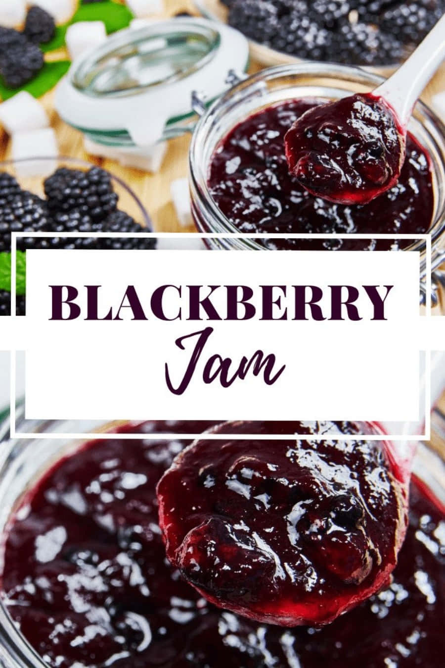 Warm and Delicious Homemade Blackberry Jam Wallpaper