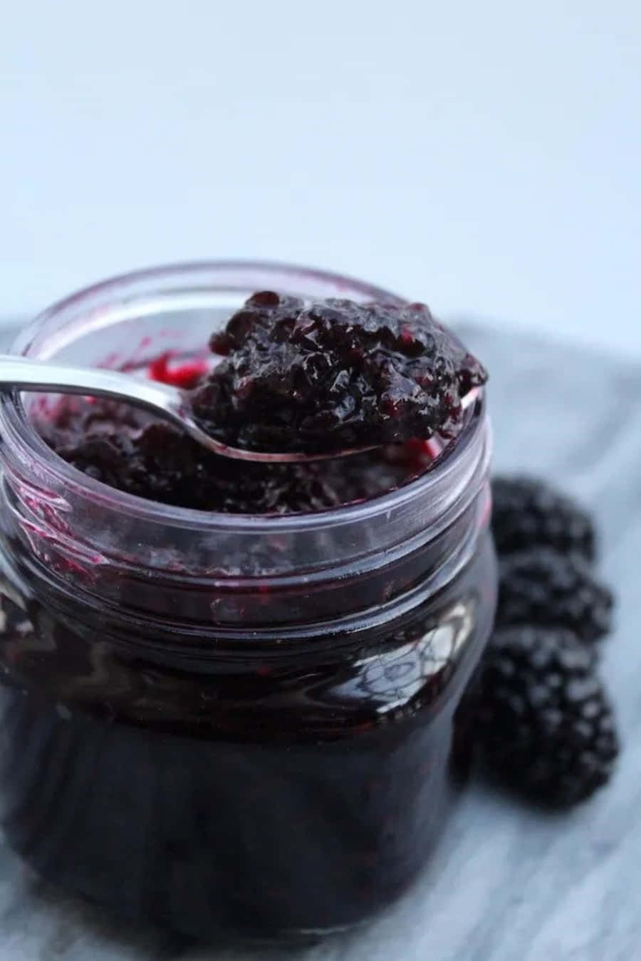 Sweet and Delicious Blackberry Jam Wallpaper