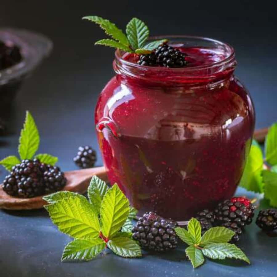 Délicieuse Confiture De Mûres Maison Fond d'écran