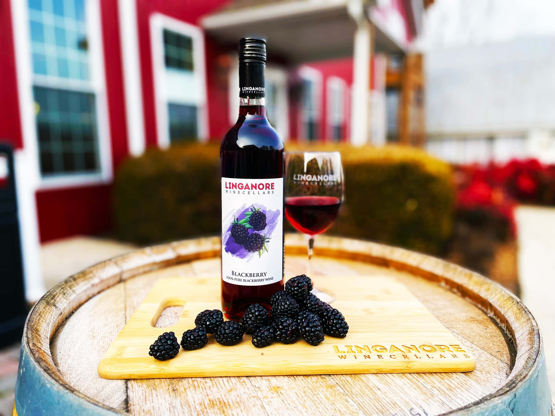 The sweet and tart flavor of blackberry wine.