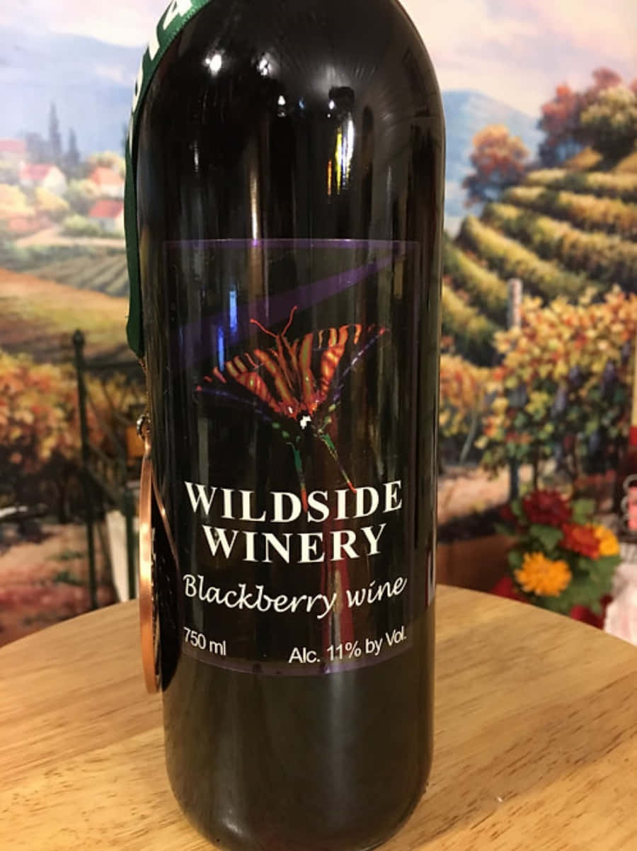 Enjoy Delicious Blackberry Wine Wallpaper