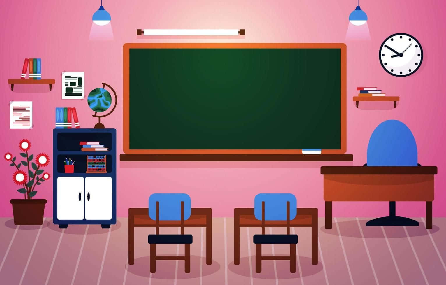 Educational Blackboard Background