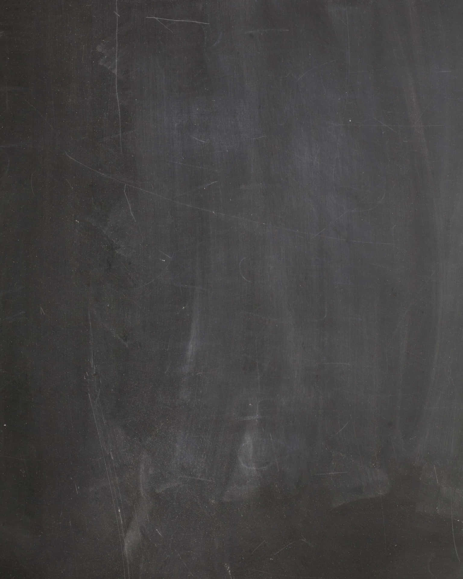 Blackboard With Faded Chalk Marks Background