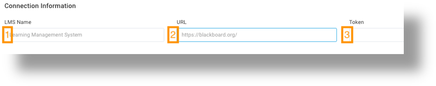 Blackboard Connection Information Screenshot PNG