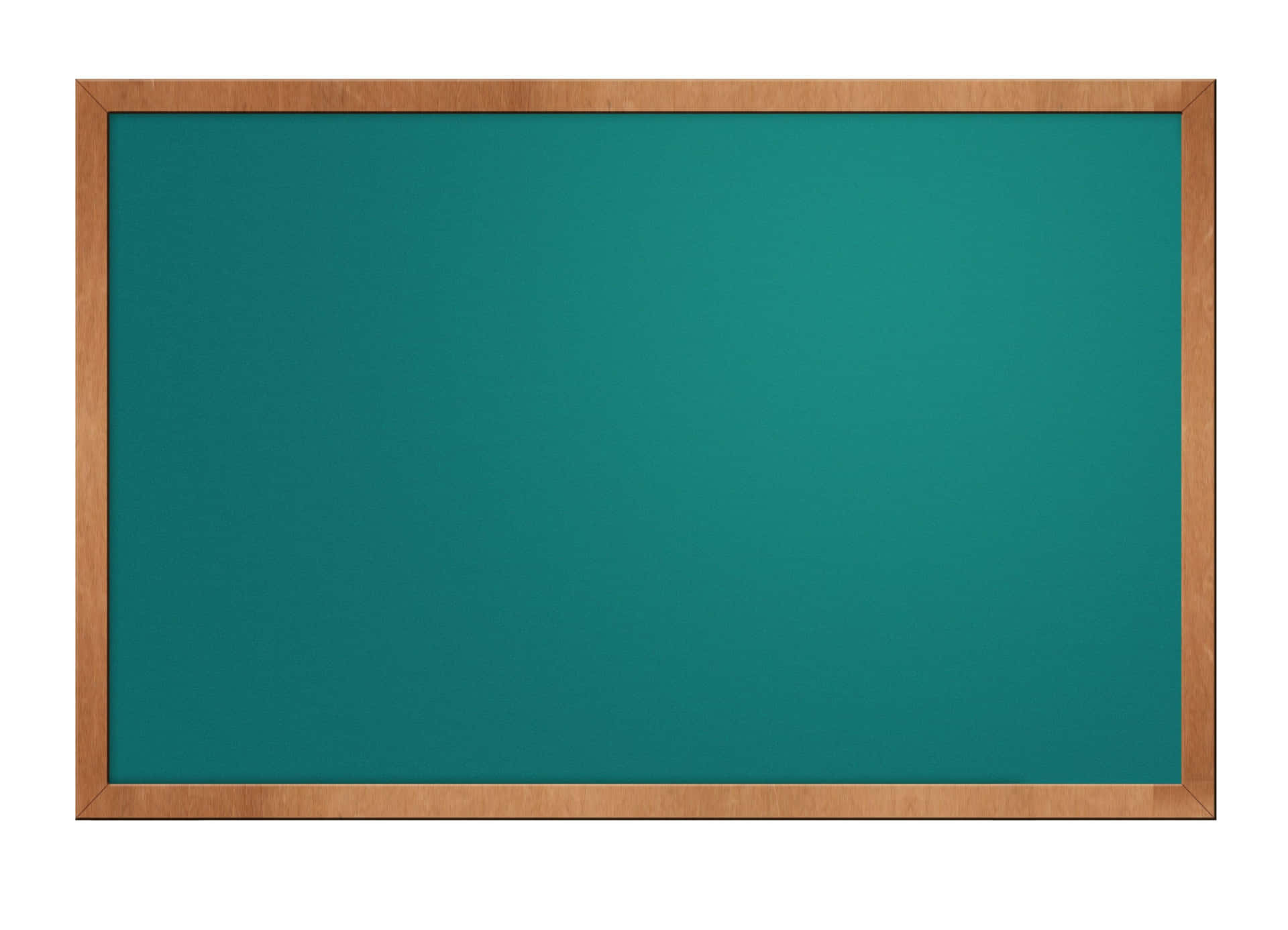 Teal Blackboard Frame Classroom Picture