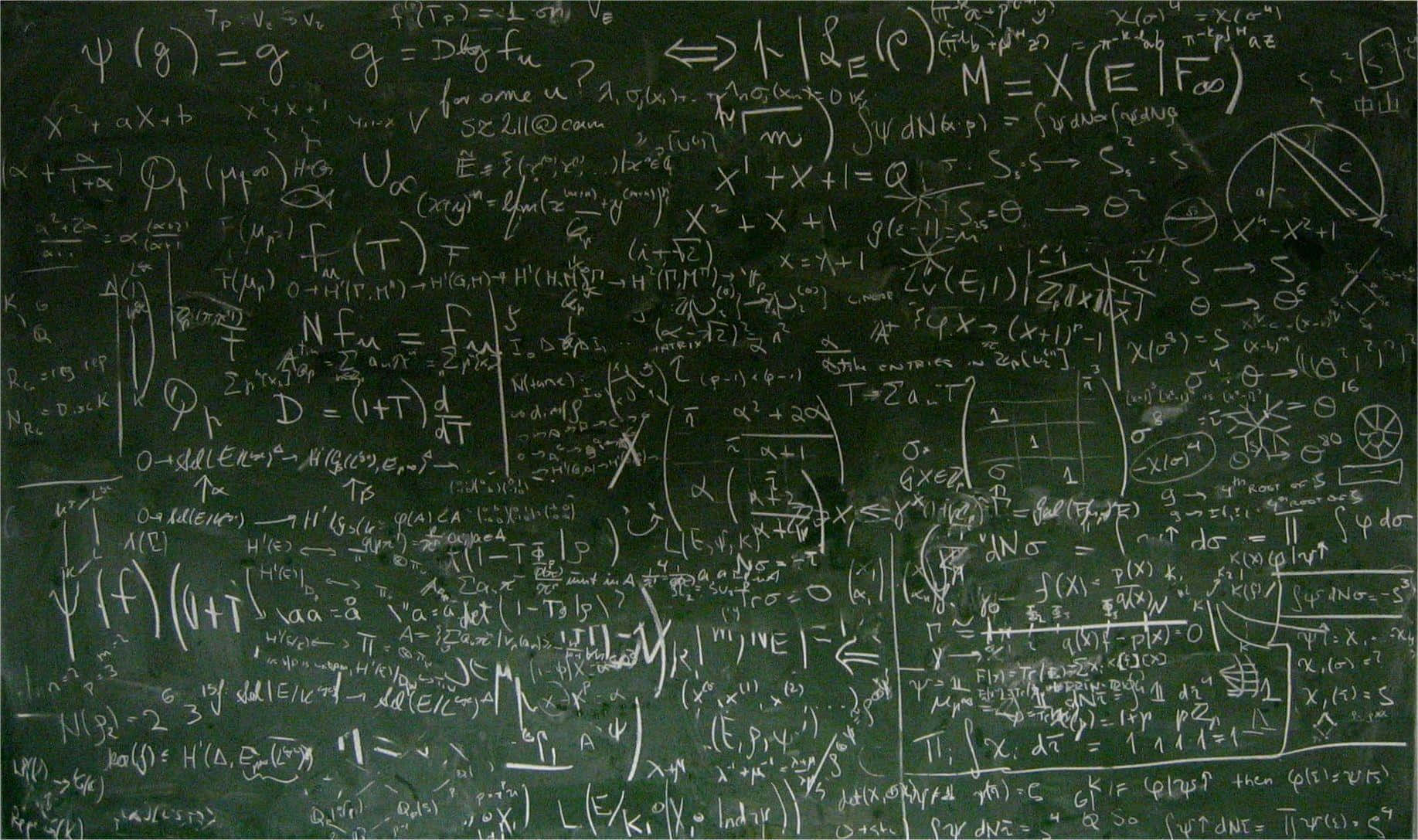 Blackboard Formula Equations Picture