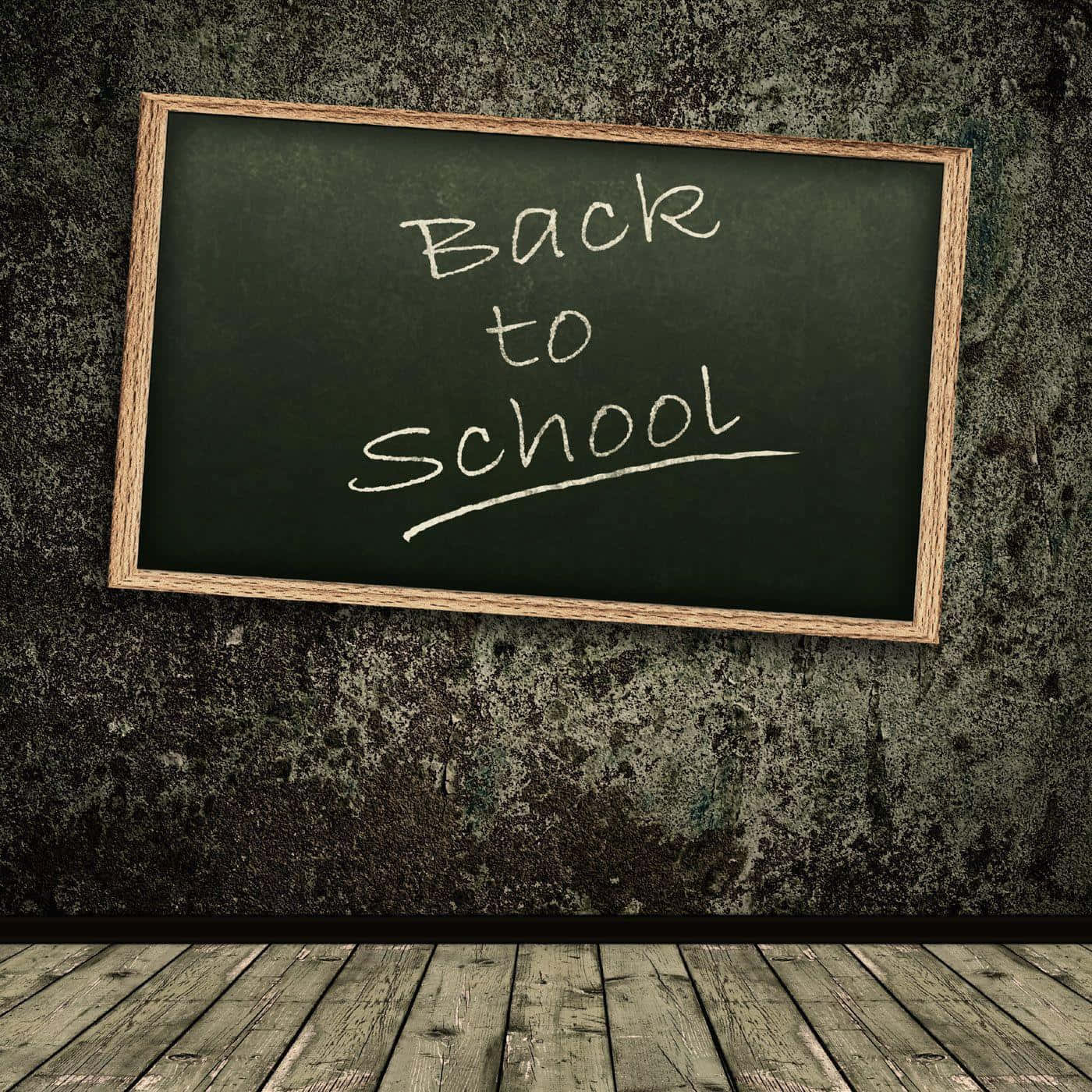 Nostalgic Back To School Blackboard Picture