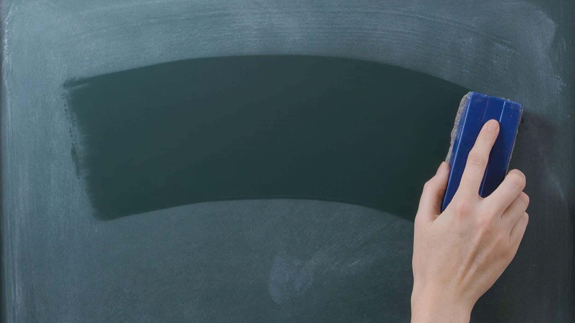 Blackboard Hand Blue Eraser Picture