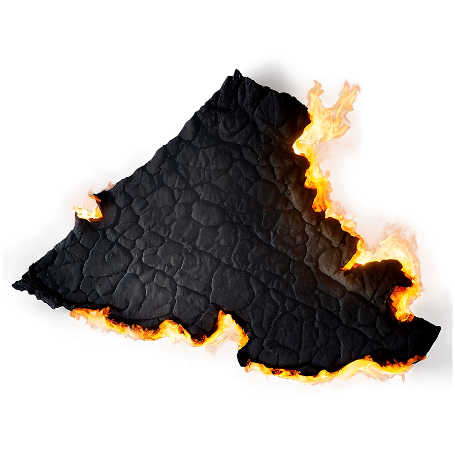 Blackened Burned Paper Png Wvp PNG