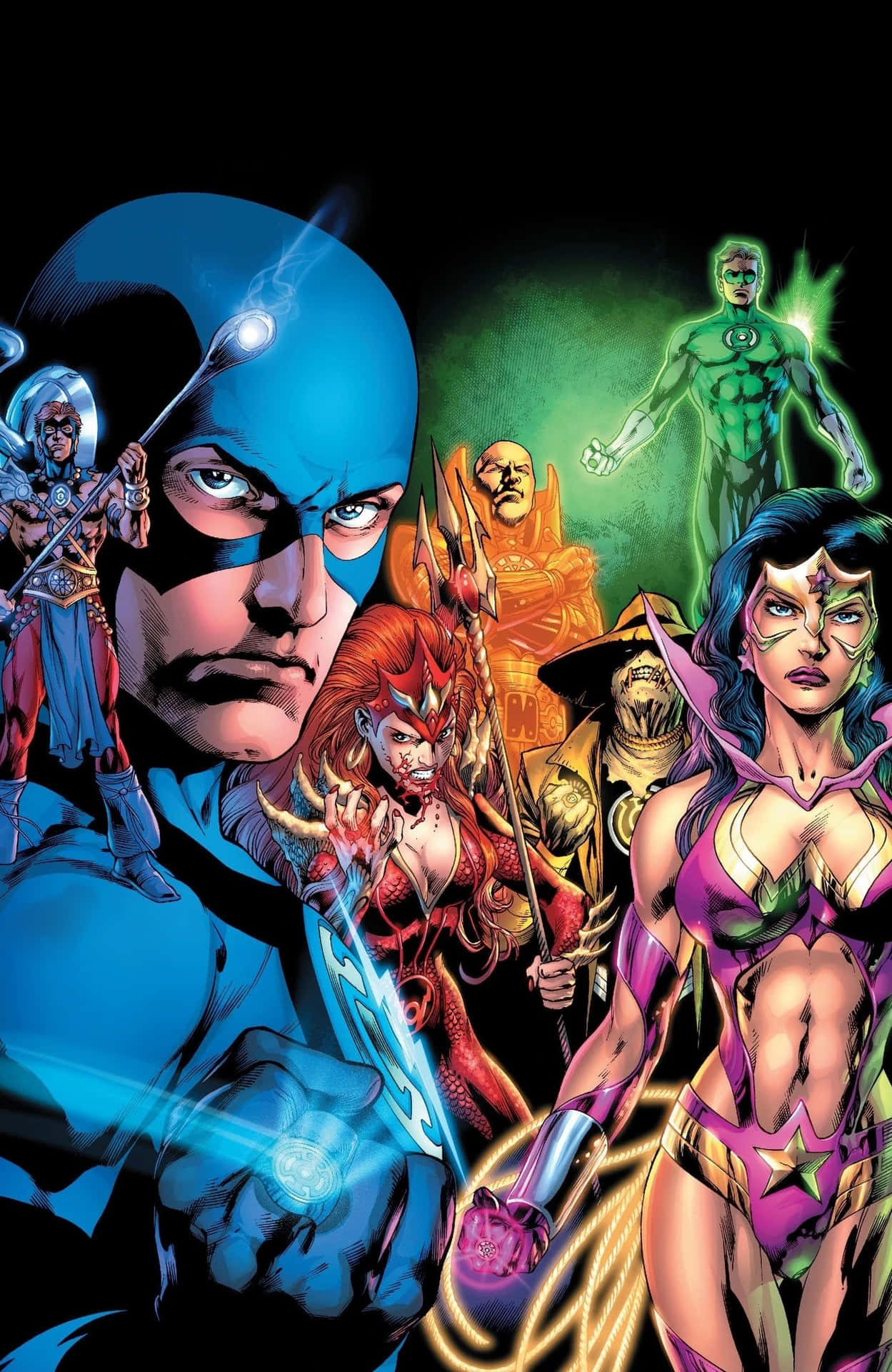 Rise up and accept your destiny in the "Blackest Night" Wallpaper
