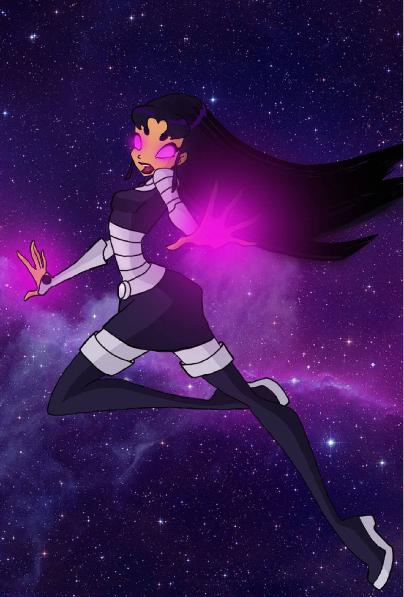 Blackfire With The Stars Wallpaper