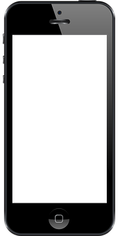 Blacki Phone Blank Screen PNG