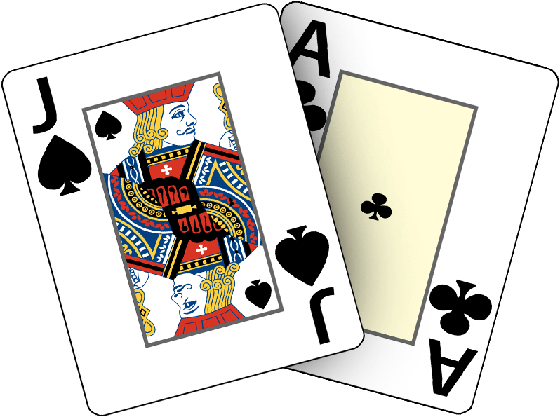 Blackjack Hand Aceand Jack PNG