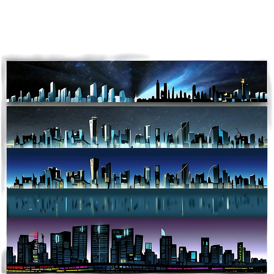 Blackout Cityscape Png 75 PNG