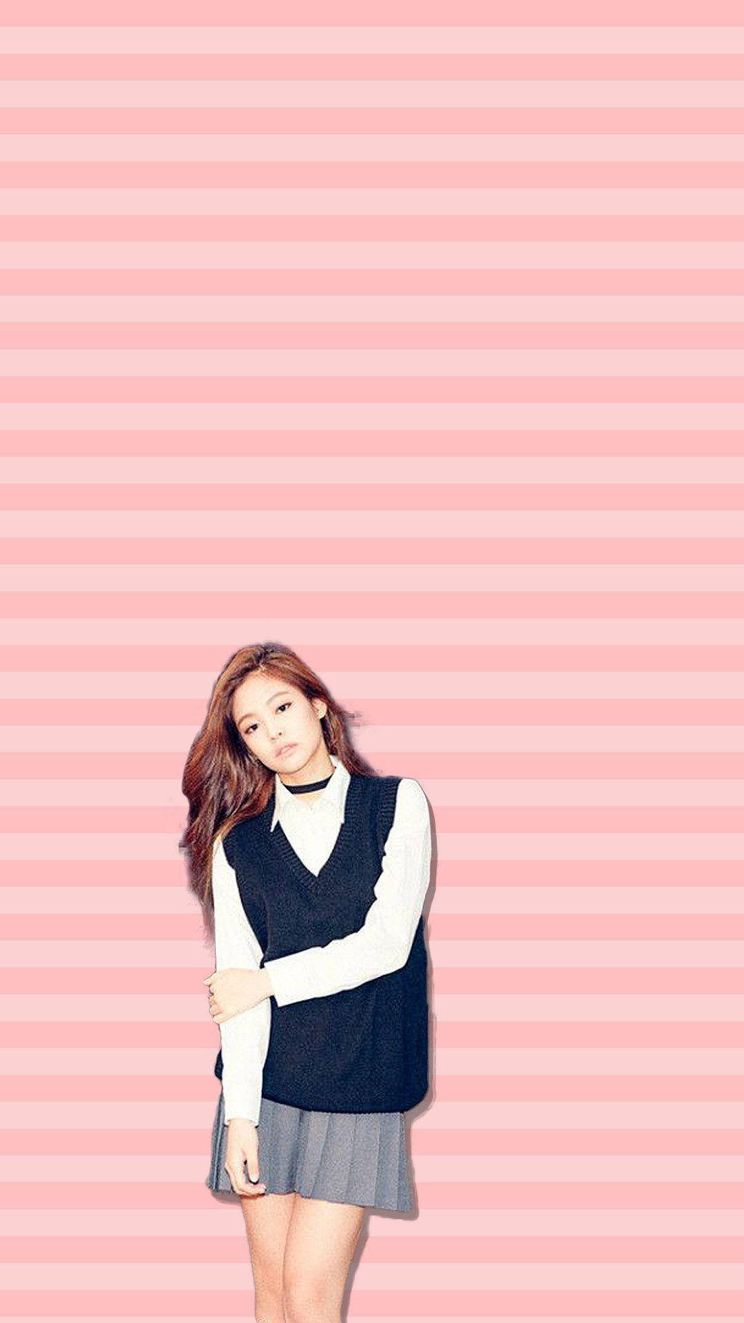 Blackpink Cute Jennie Background