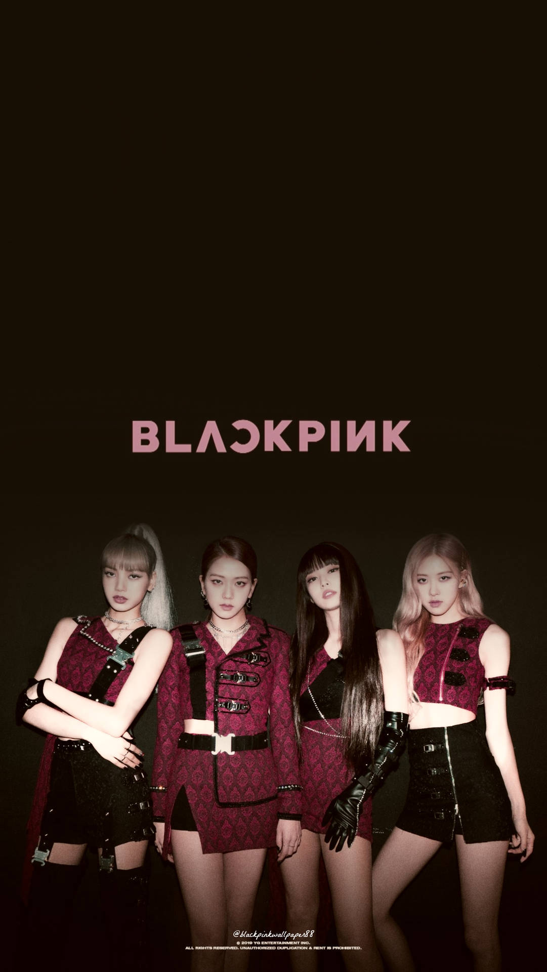 Blackpink Logo Kill This Love Song Wallpaper