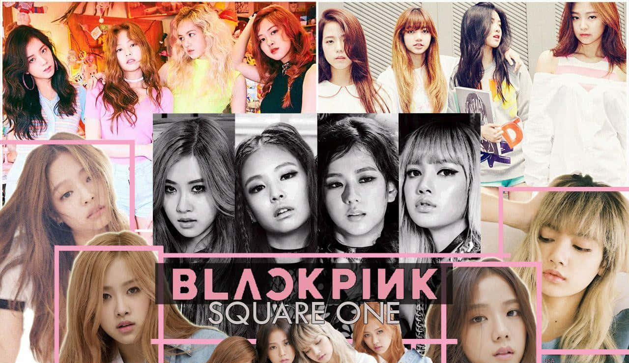 Blackpink Square One - A Collage Of Girls