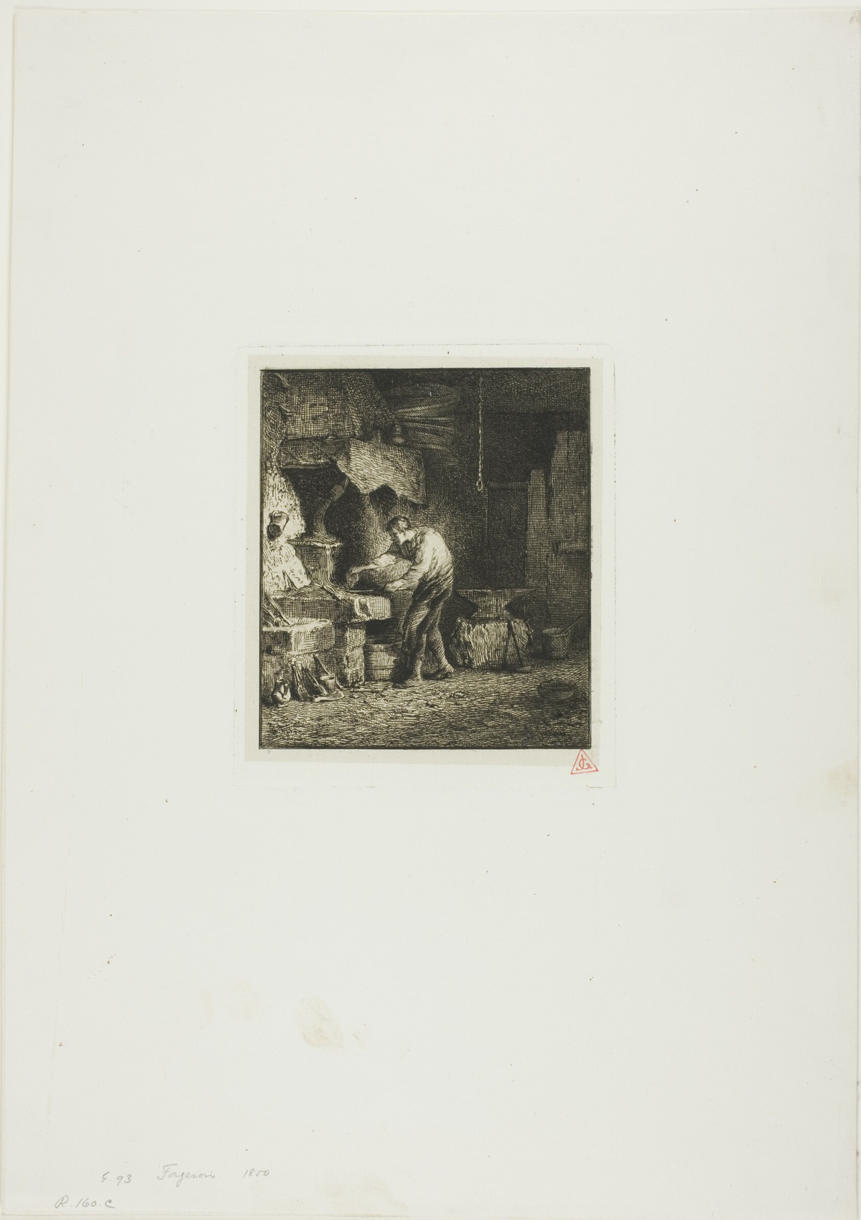 Blacksmith Facing Left Wallpaper