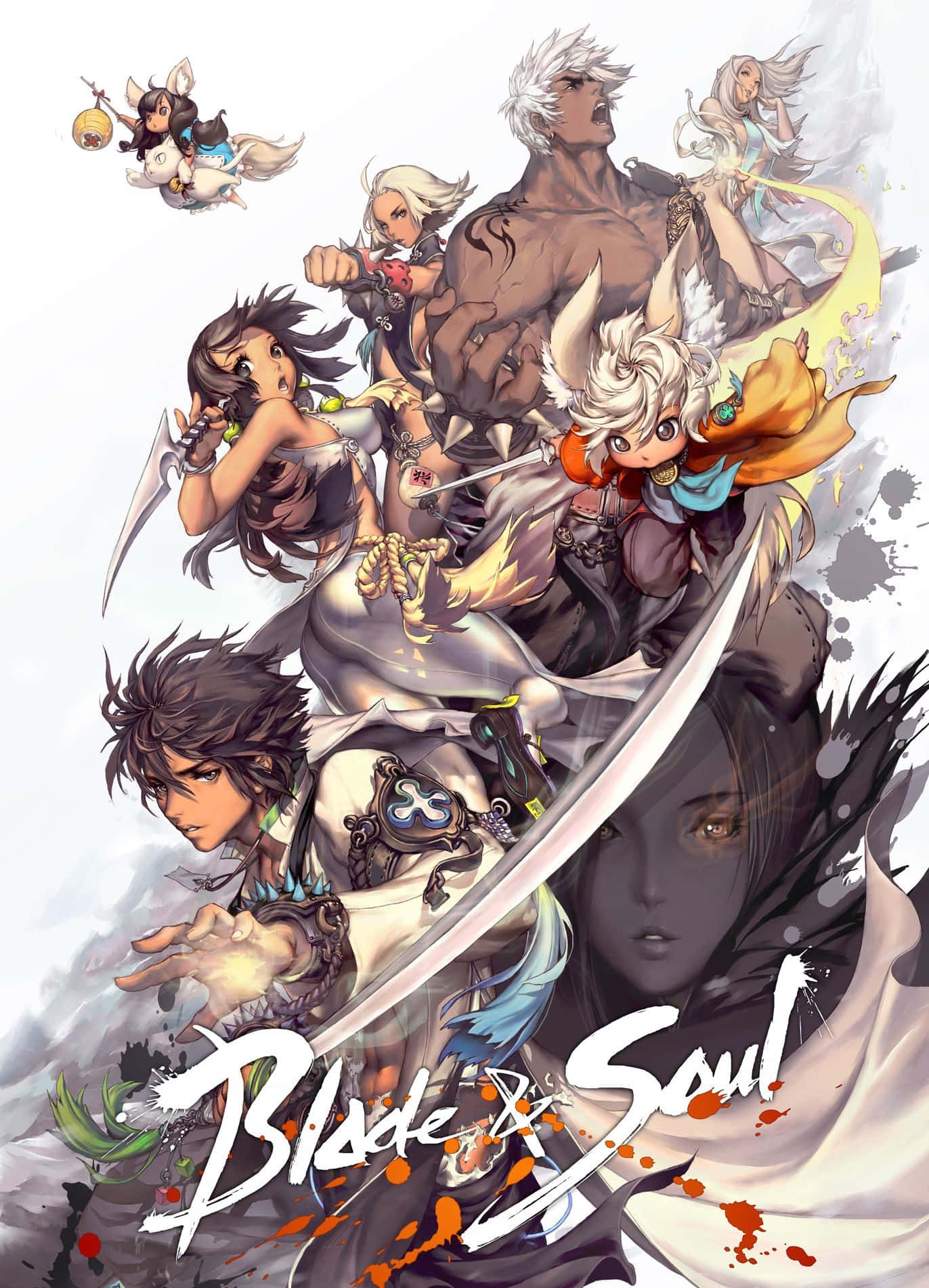 Blade And Soul Anime Video Game Poster Background