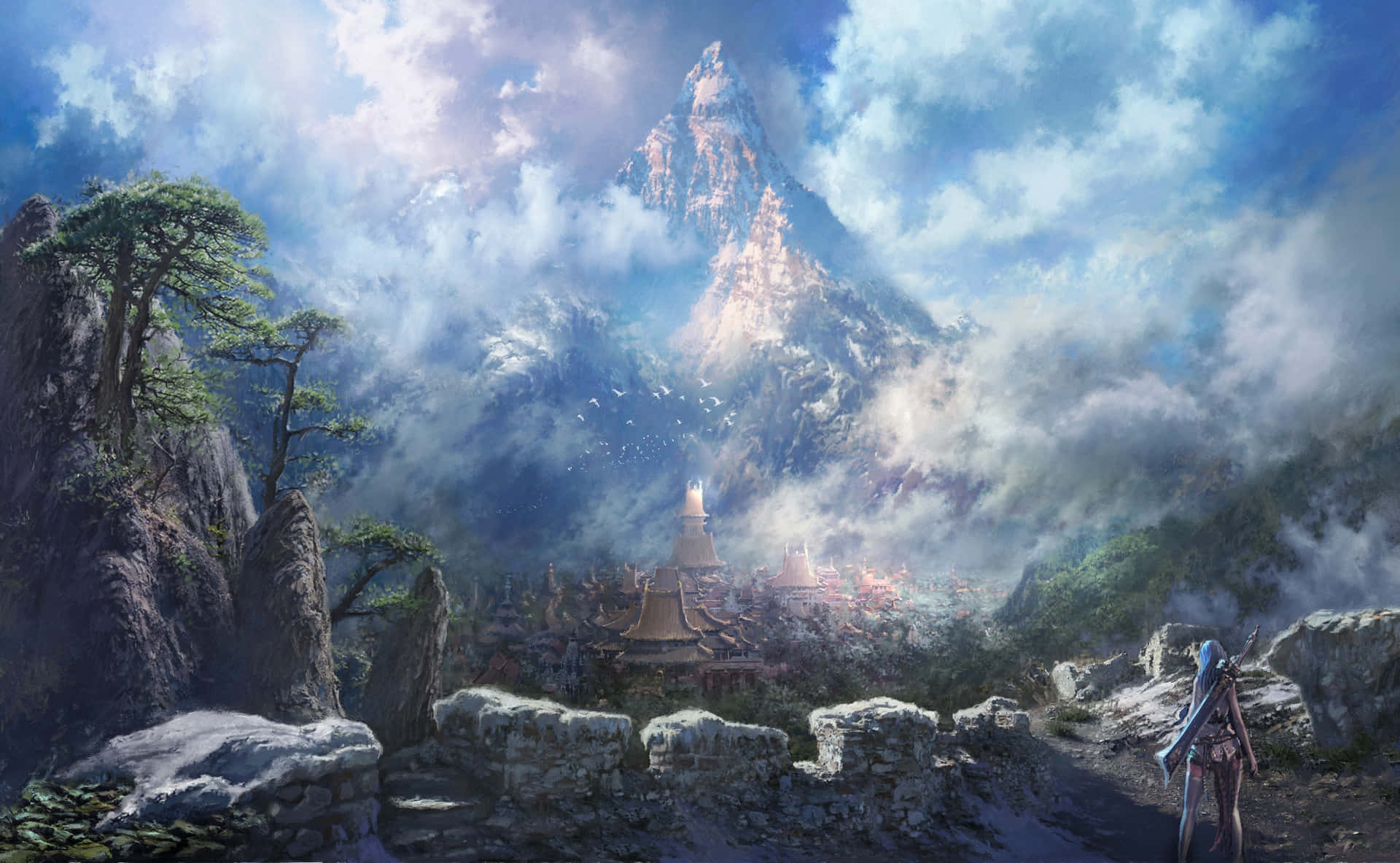 A Journey Into the World of Blade and Soul Wallpaper