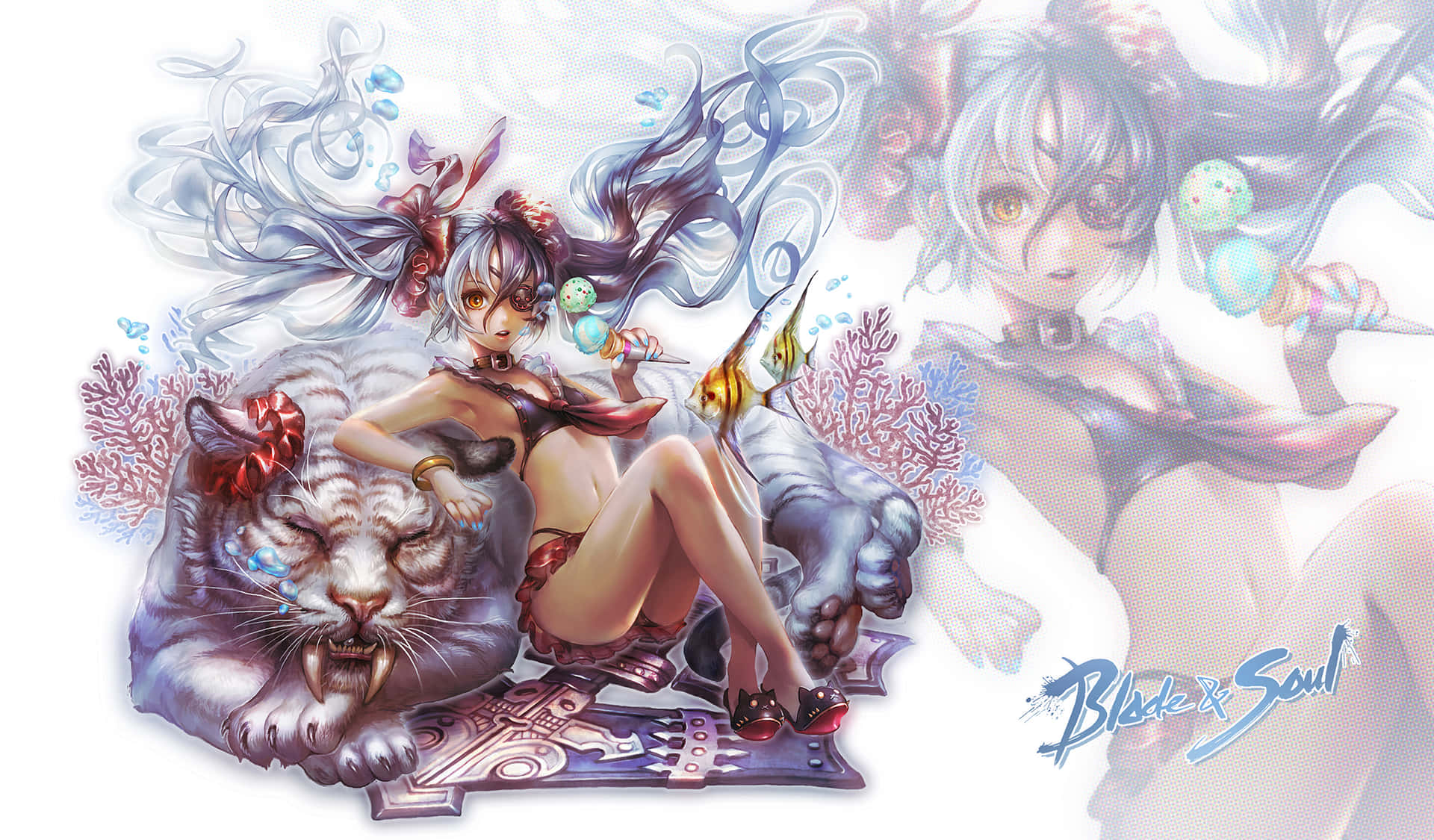 Engage in Epic Battle in the Land of Blade and Soul Wallpaper