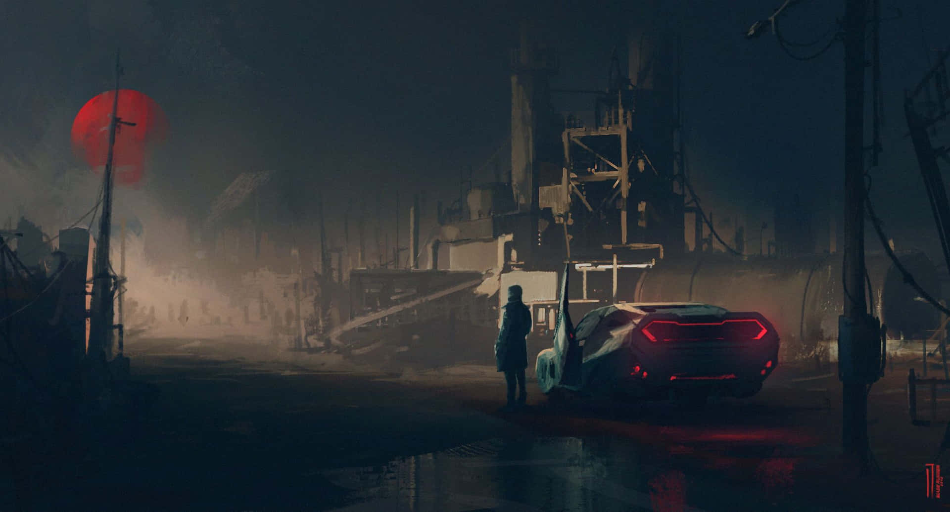 Contemplalos Futuristas Paisajes Urbanos De Los Ángeles En Blade Runner 2049.