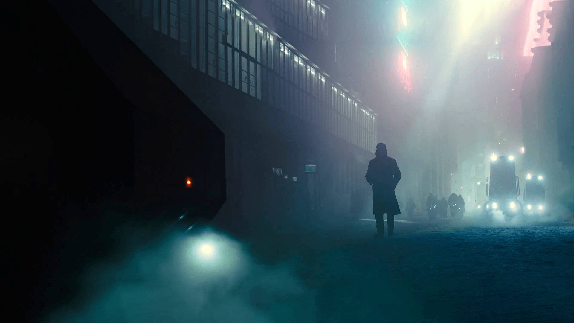 Blade Runner 2049 City Street Silhouettes