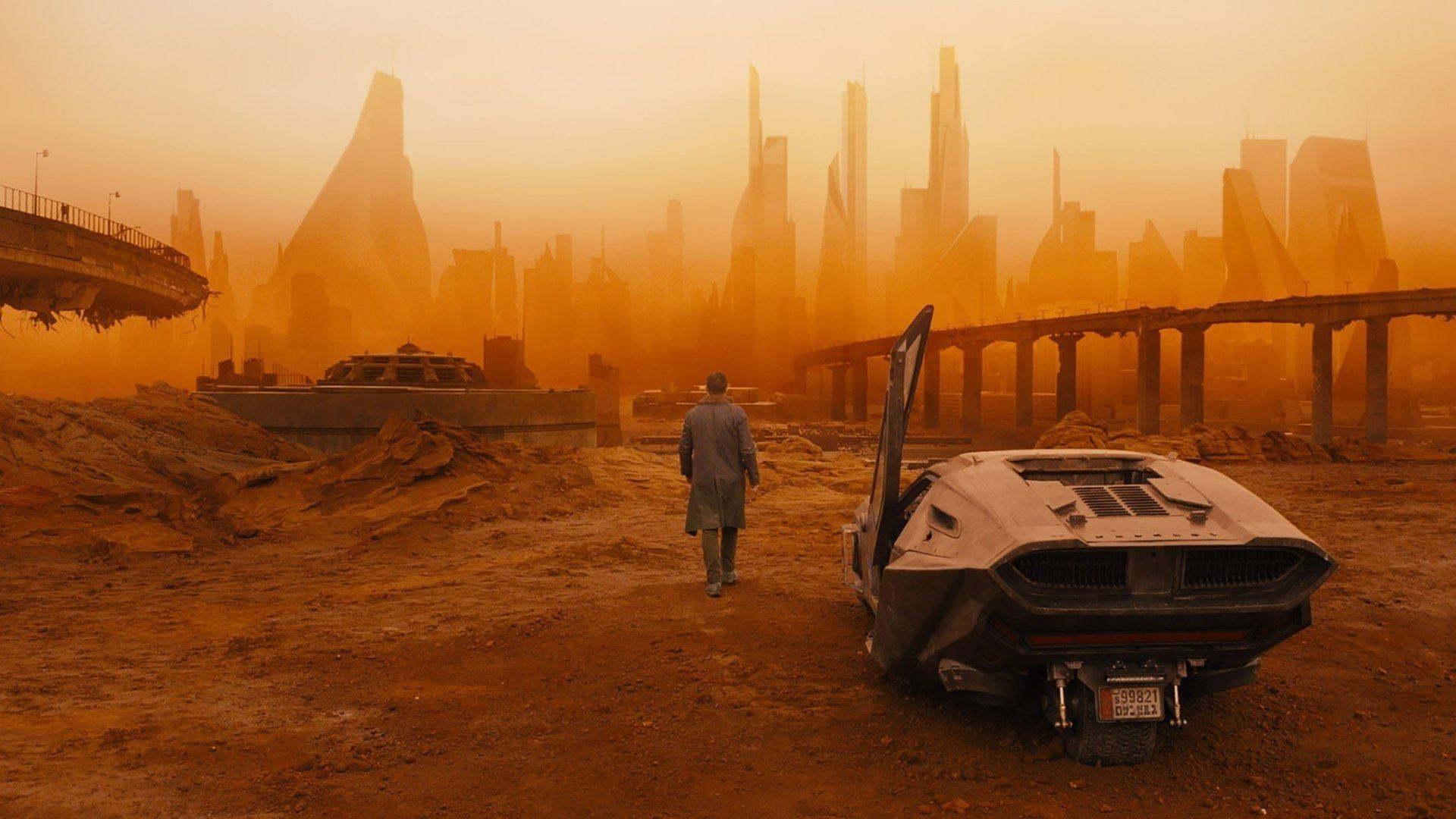 A tumultuous future awaits us in the Blade Runner 2049 filled with a doomed city. Wallpaper