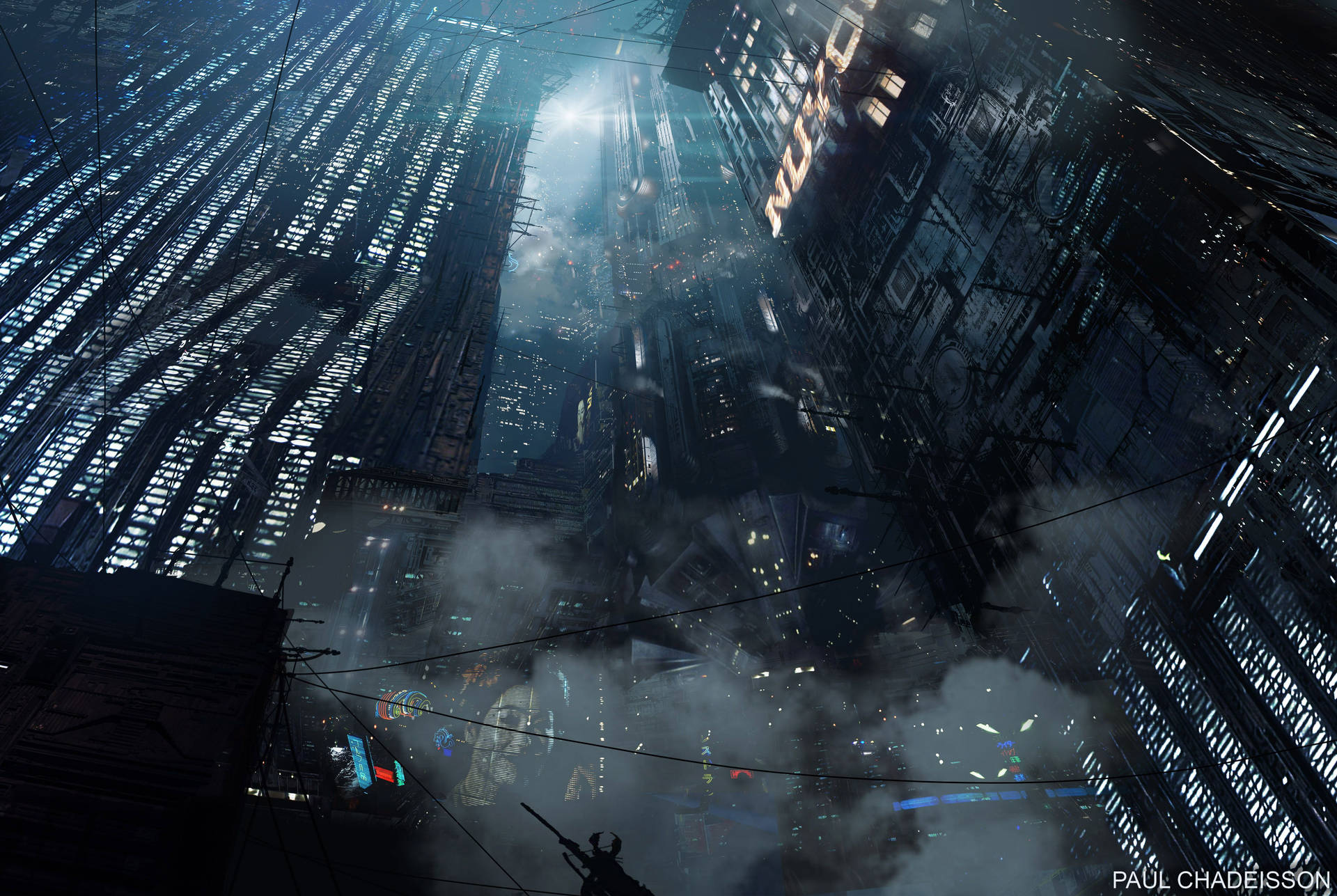 Blade Runner 2049 Futuristic Buildings Background