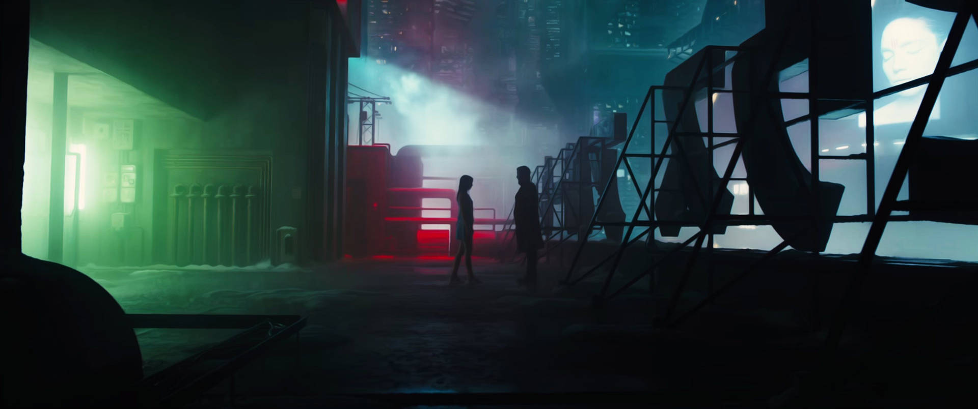 Blade Runner 2049 Joi And K Background