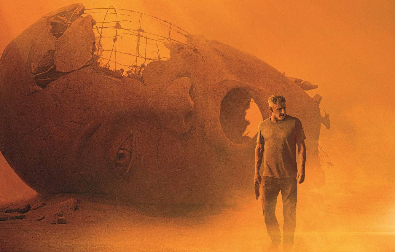 Blade Runner 2049 Rick Deckard Desert Background