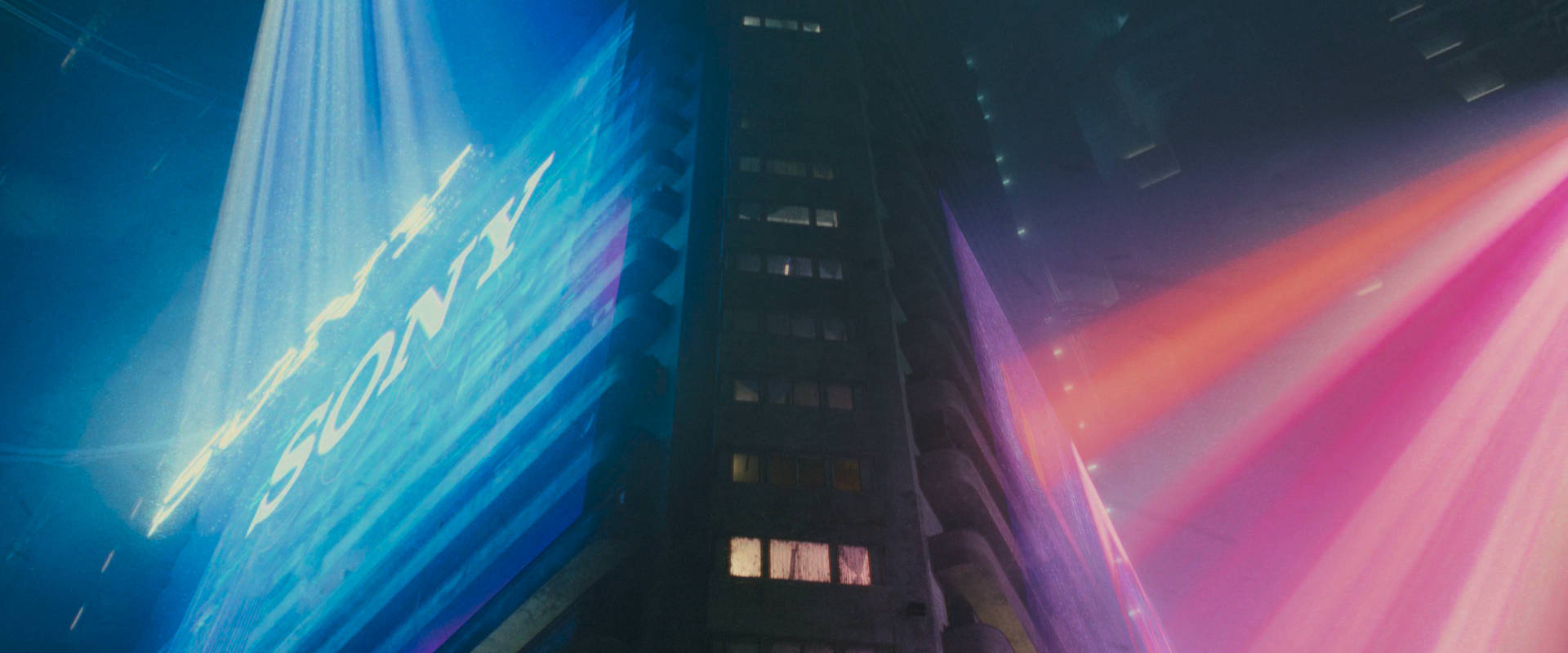 Blade Runner 2049 Sonny Holographic Ad Background