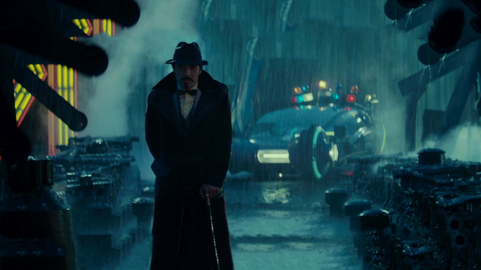 Folgedeinen Träumen In Der Ausgedehnten Stadtkulisse Von Blade Runner.