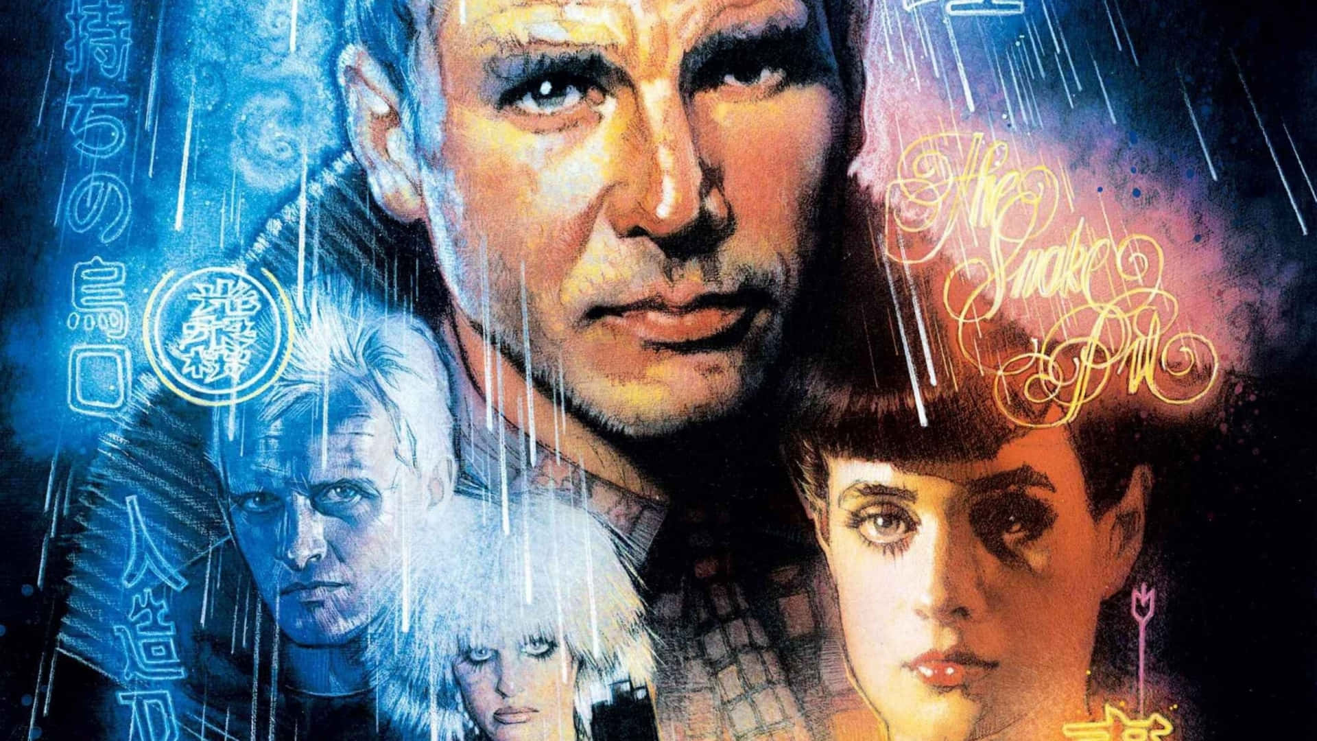 Replicantoch Människor Existerar I En Otrygg Samexistens I Blade Runner.