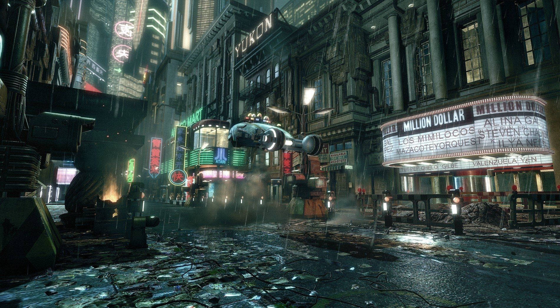 Blade Runner Dystopian Future Cityscape