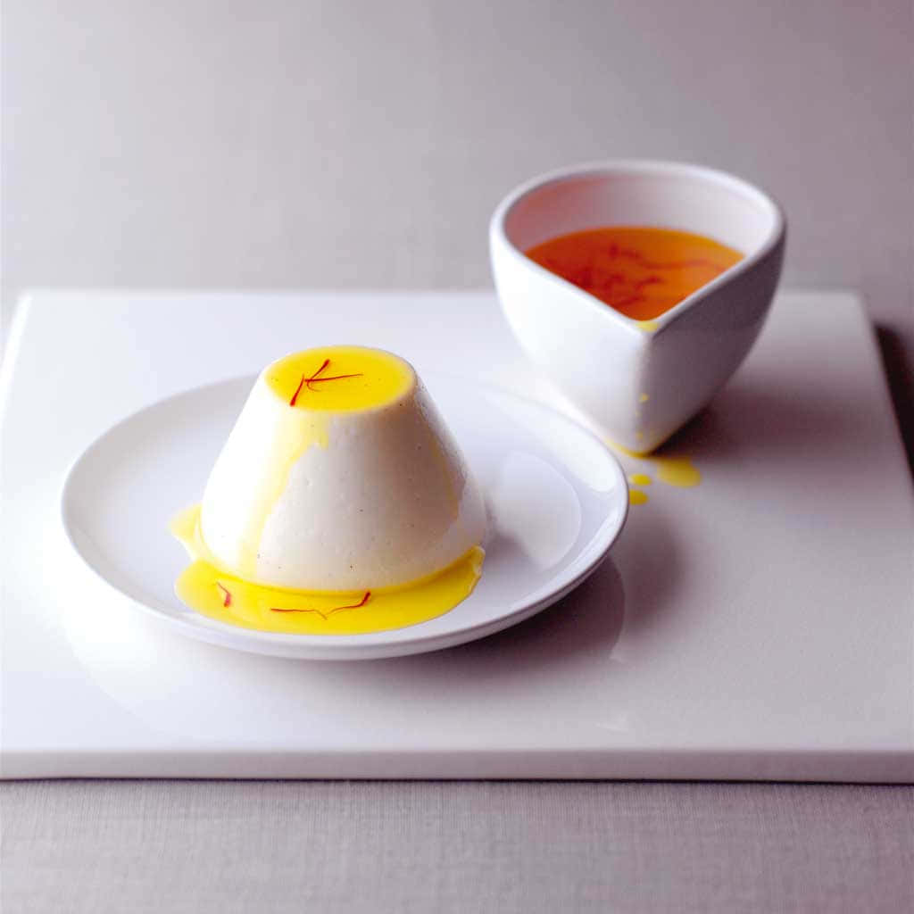 Enjoy a sweet, creamy treat with Blancmange Wallpaper
